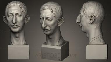 Busts and bas-reliefs of famous people (BUSTC_0276) 3D model for CNC machine